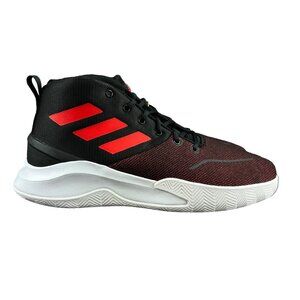 Adidas Own the Game Black Red White Shoes FY6008 Men's Size 13